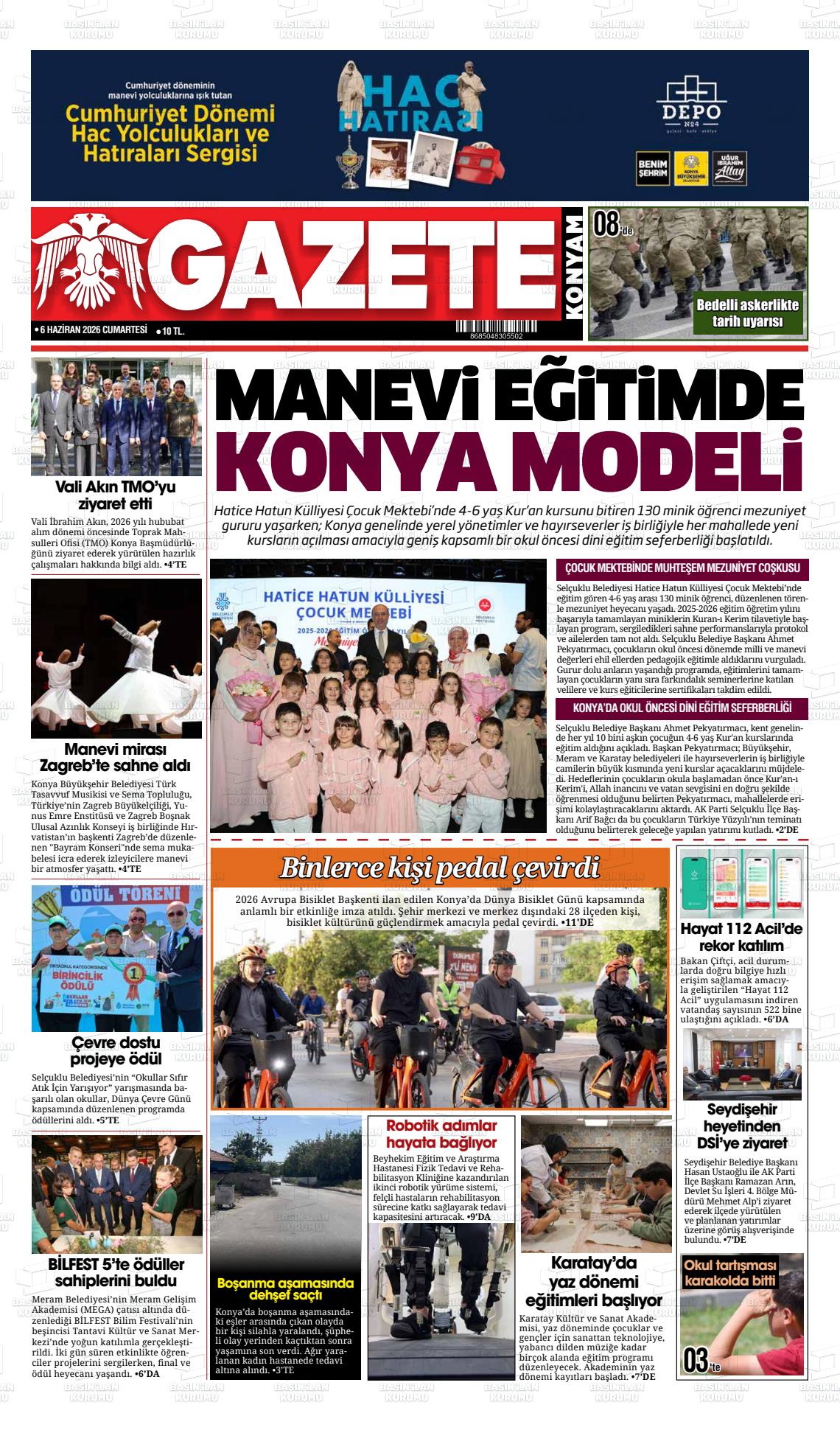Konya Yenigun 06.06.2026