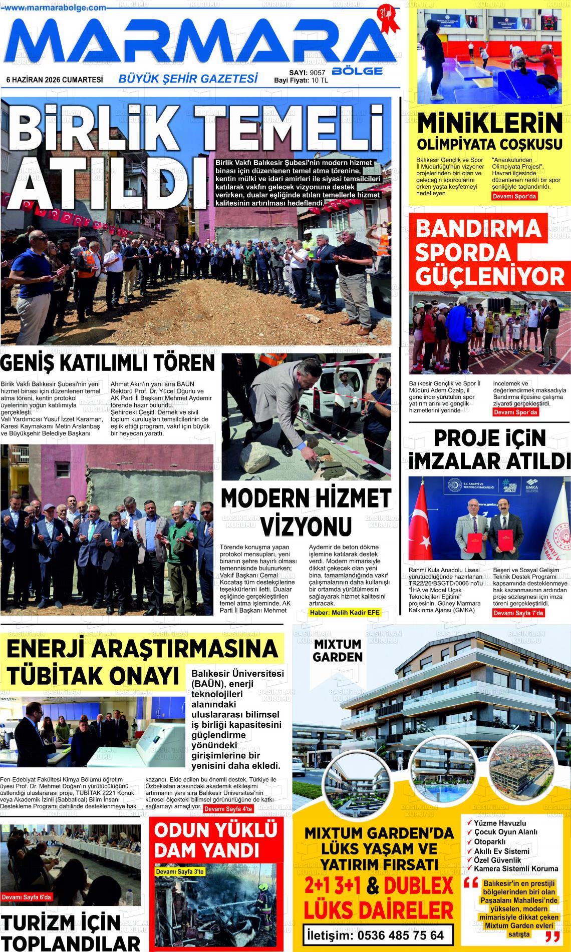 Balikesir Marmarabolge 06.06.2026