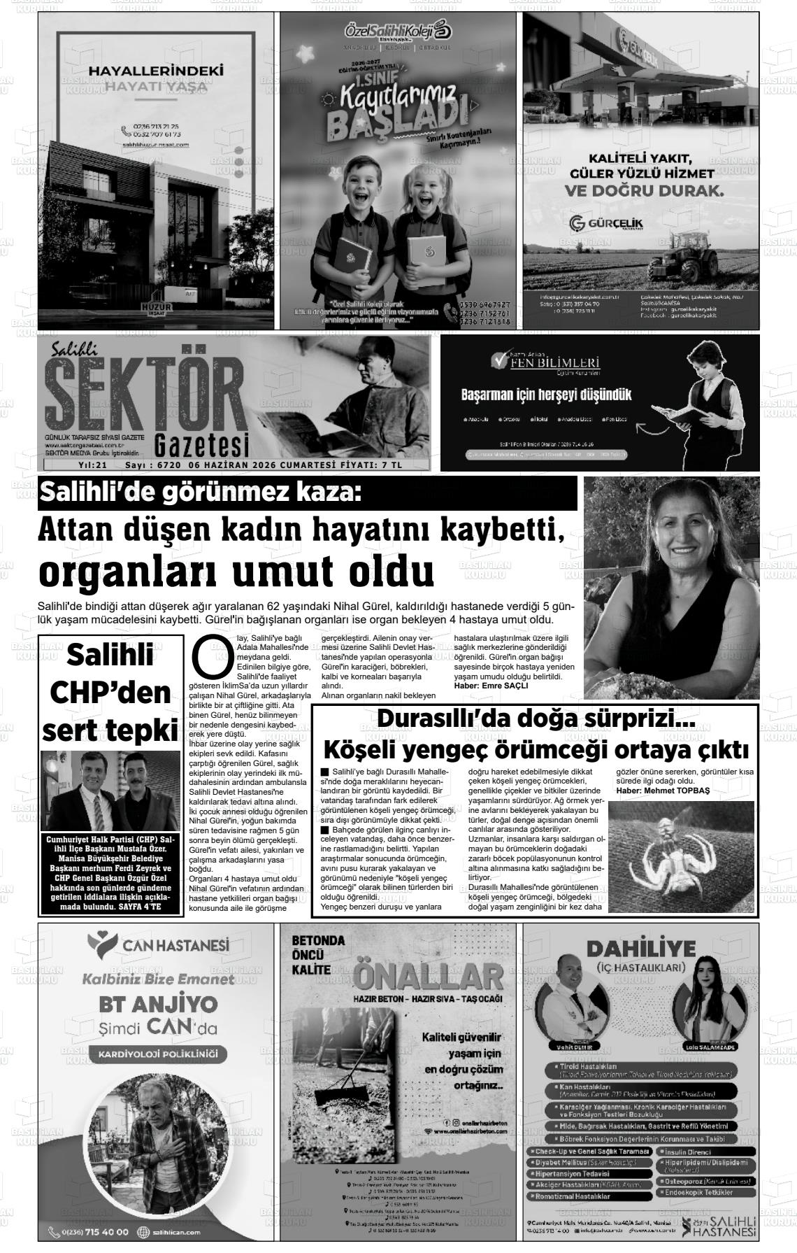Manisa Salihlisektor 06.06.2026