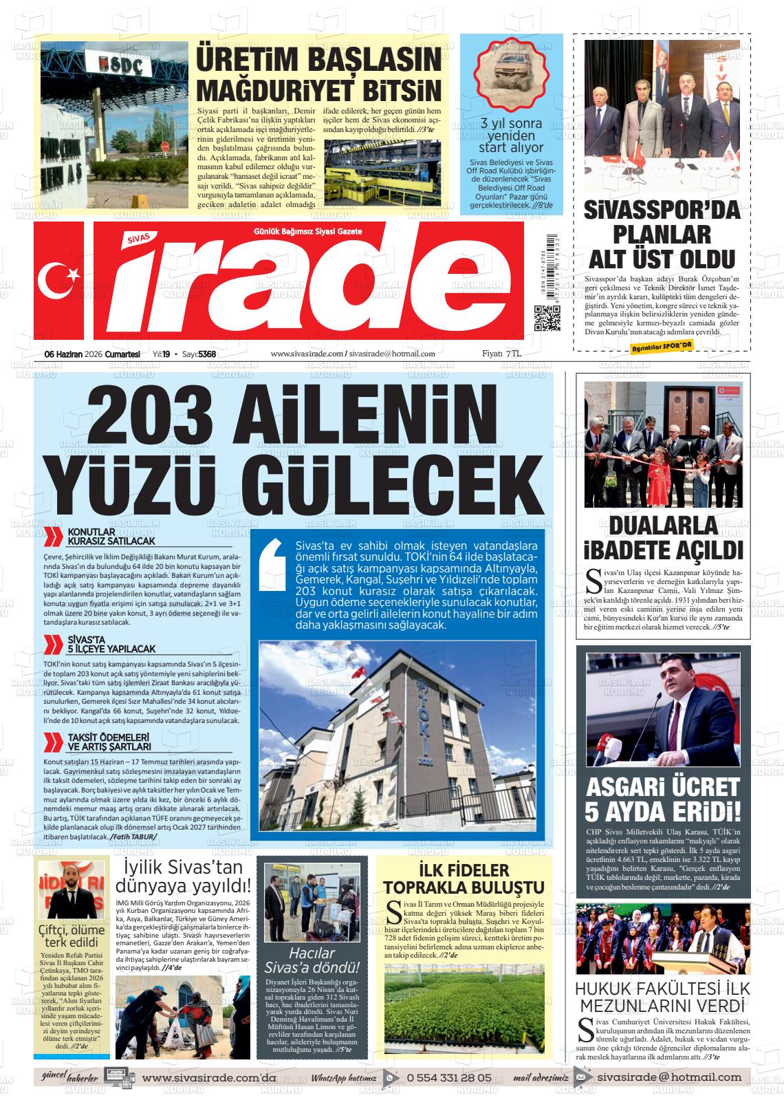 Sivas Irade 06.06.2026