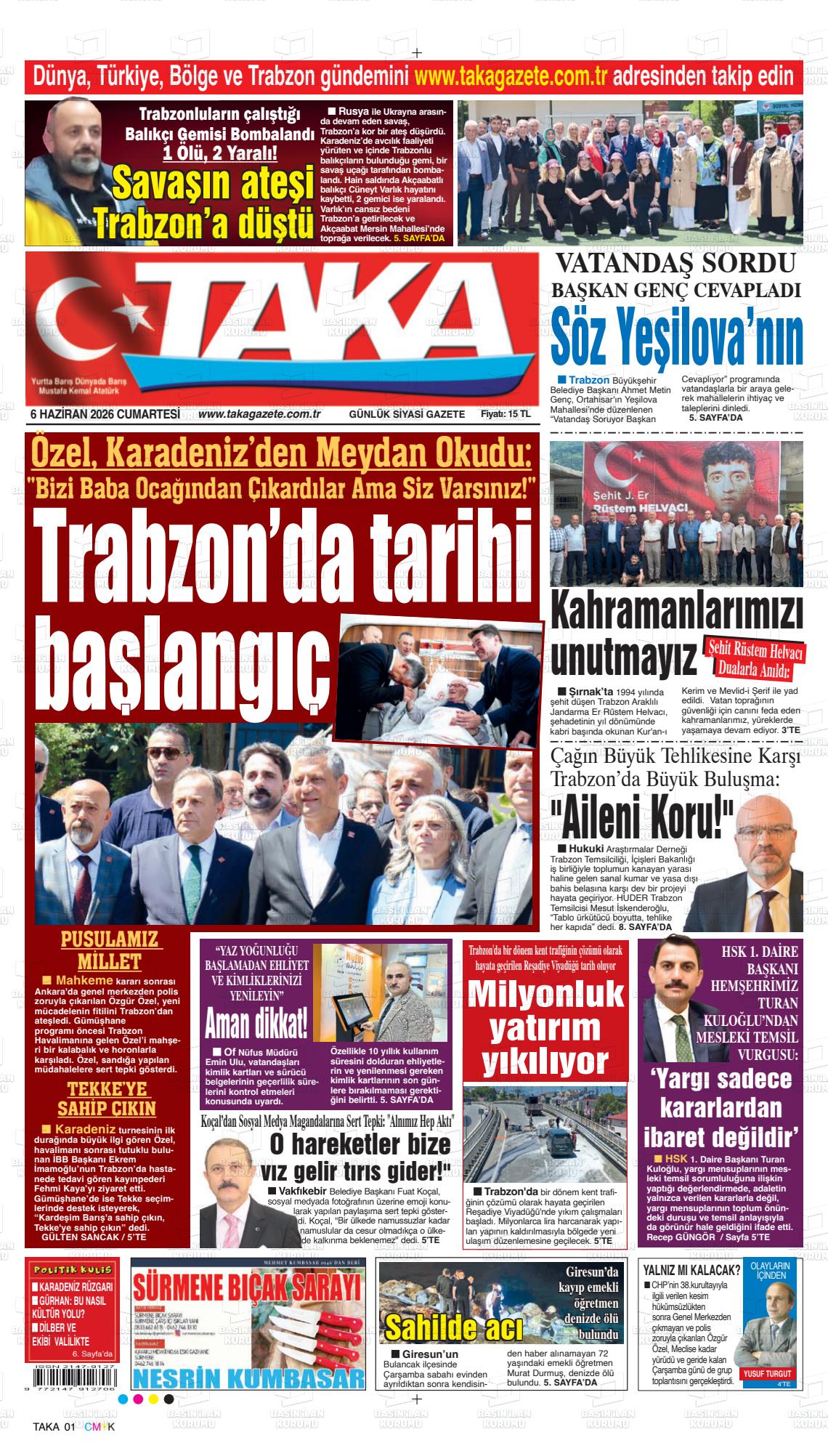 Trabzon Taka 06.06.2026