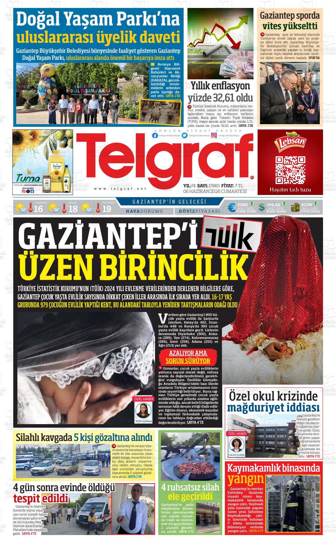 Gaziantep Telgraf 06.06.2026