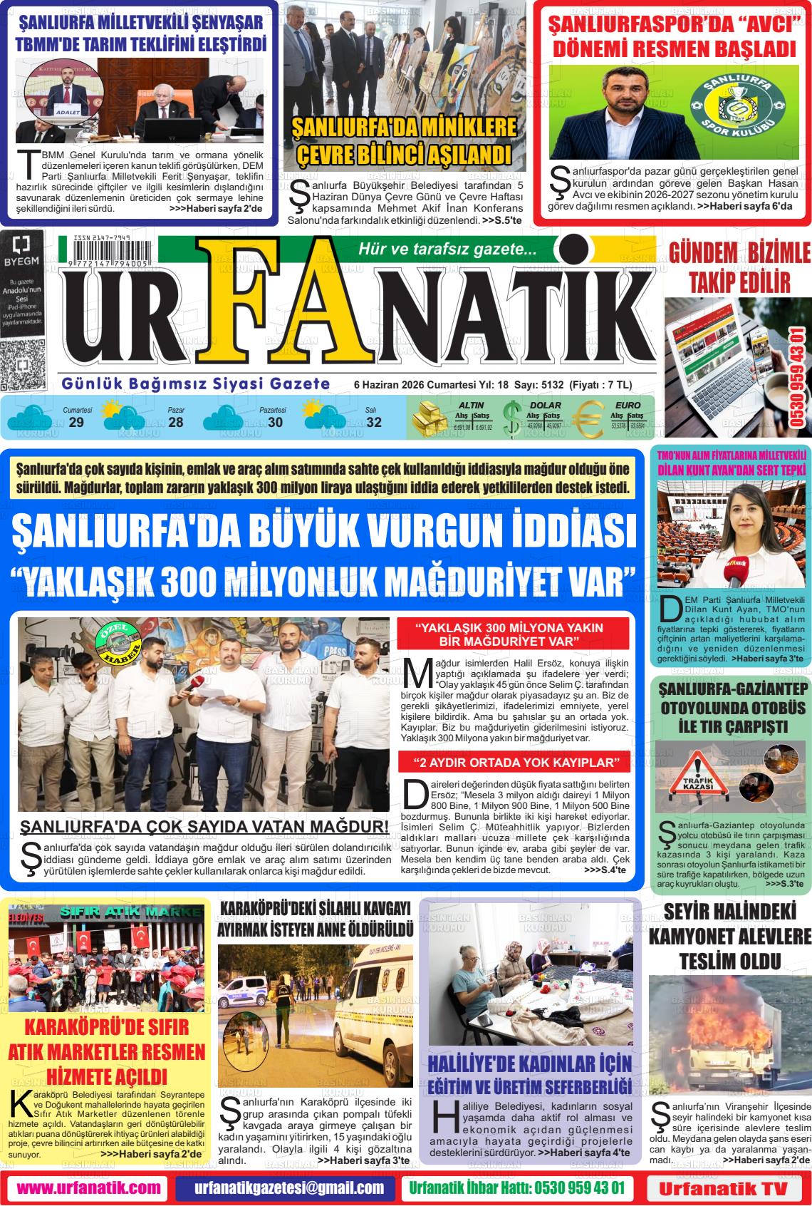 Sanliurfa Urfanatik 06.06.2026