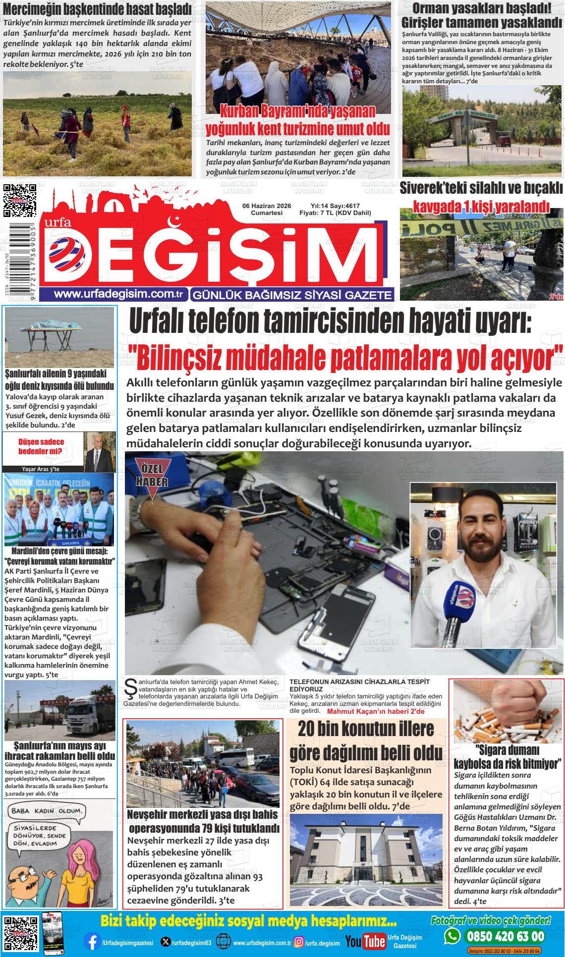 Sanliurfa Urfastar 06.06.2026