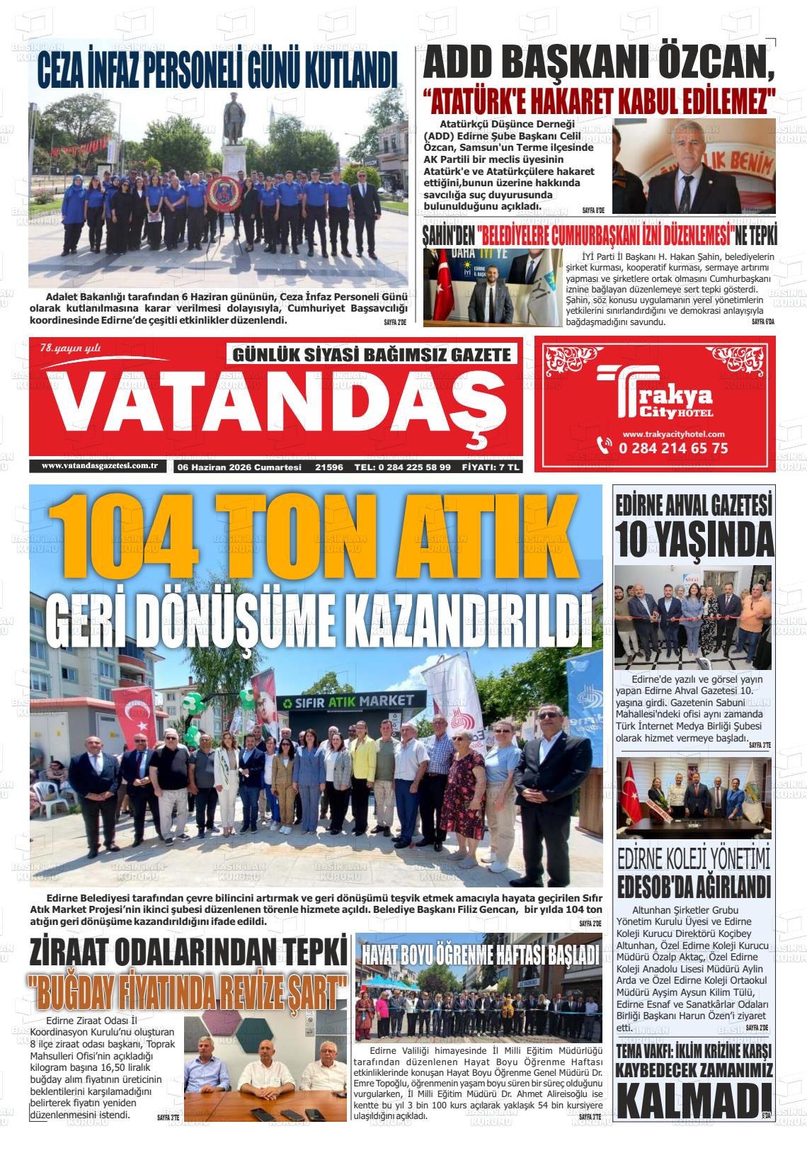 Edirne Vatandas 06.06.2026