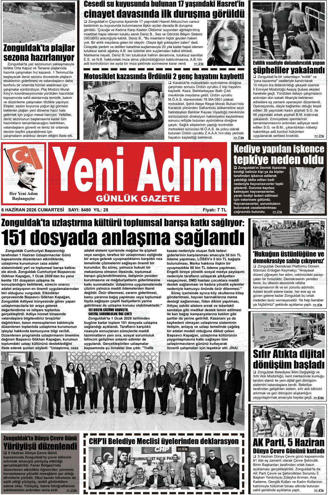 Zonguldak Yeniadim 06.06.2026