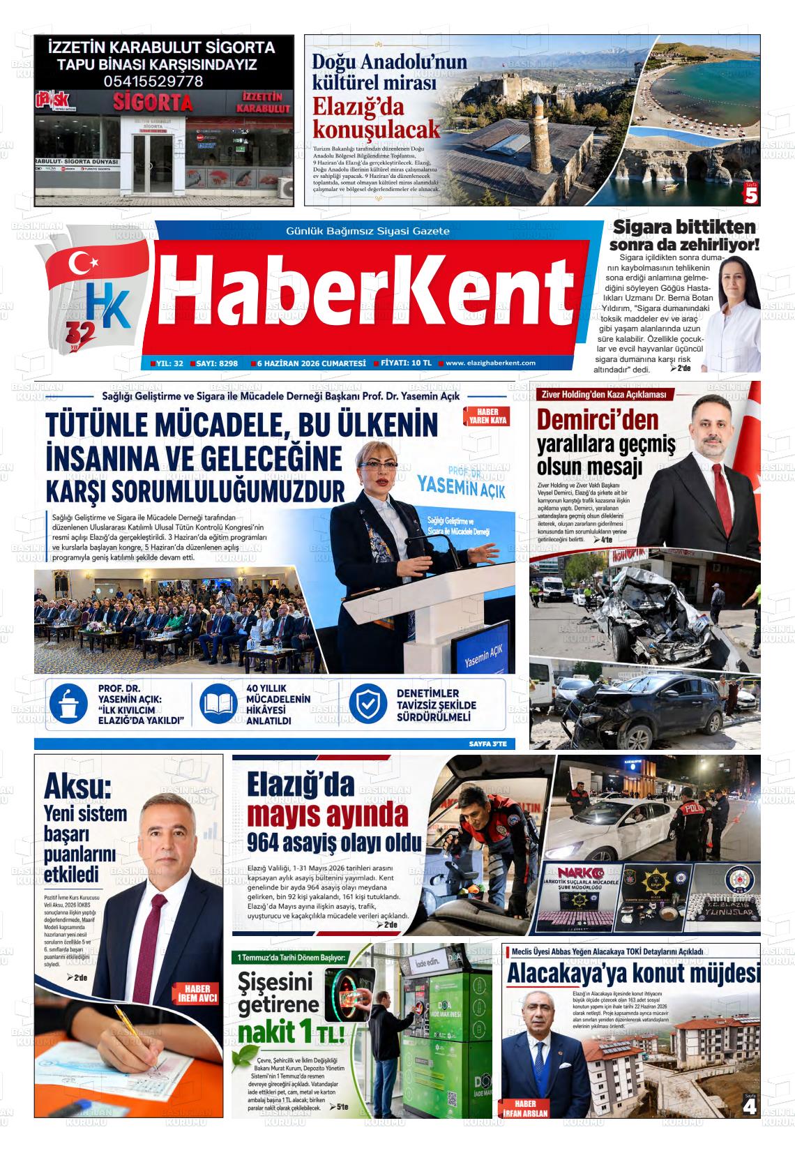 Elazig Yenicag 06.06.2026
