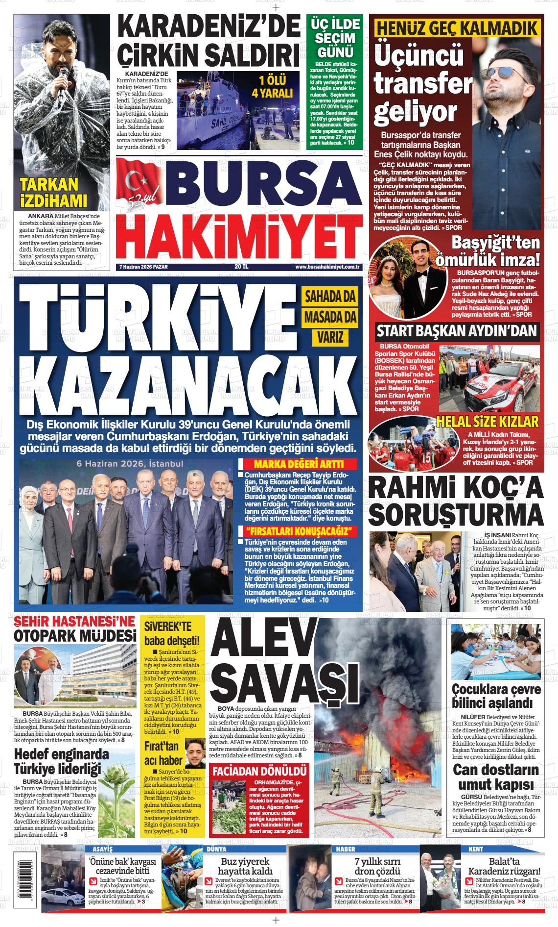 Bursa Hakimiyet 07.06.2026