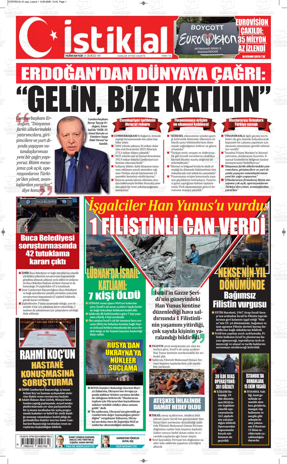 Istanbul Istiklal 07.06.2026