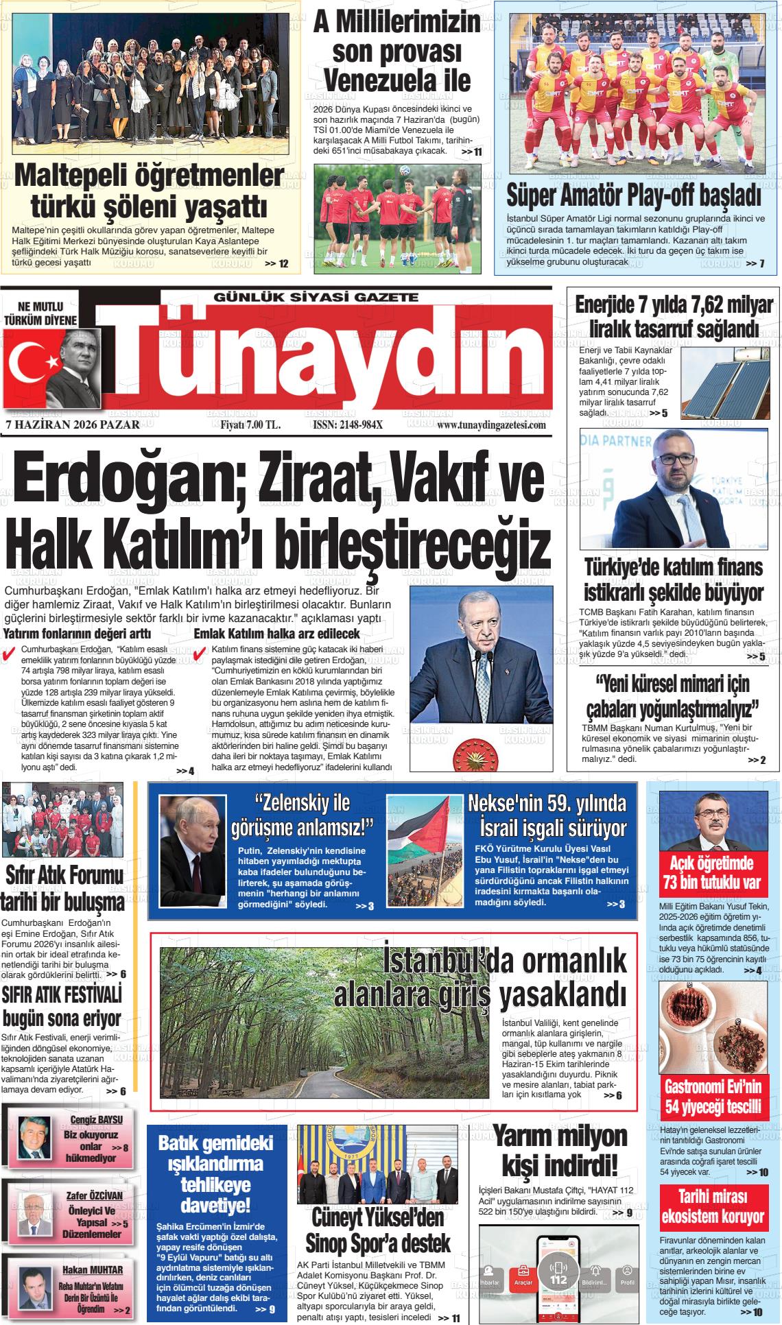 Istanbul Tunaydin 07.06.2026