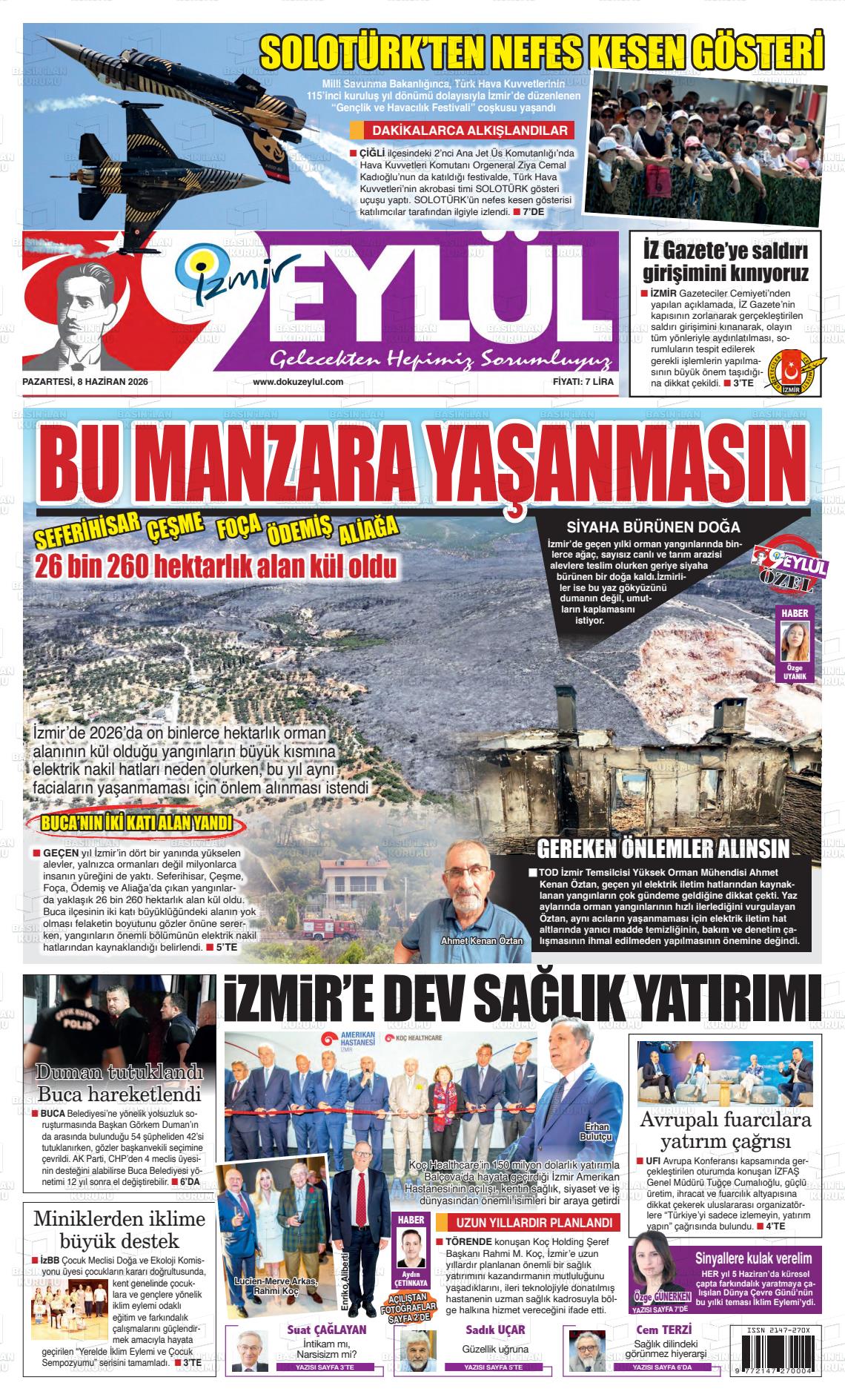 Izmir 9 Eylul 08.06.2026