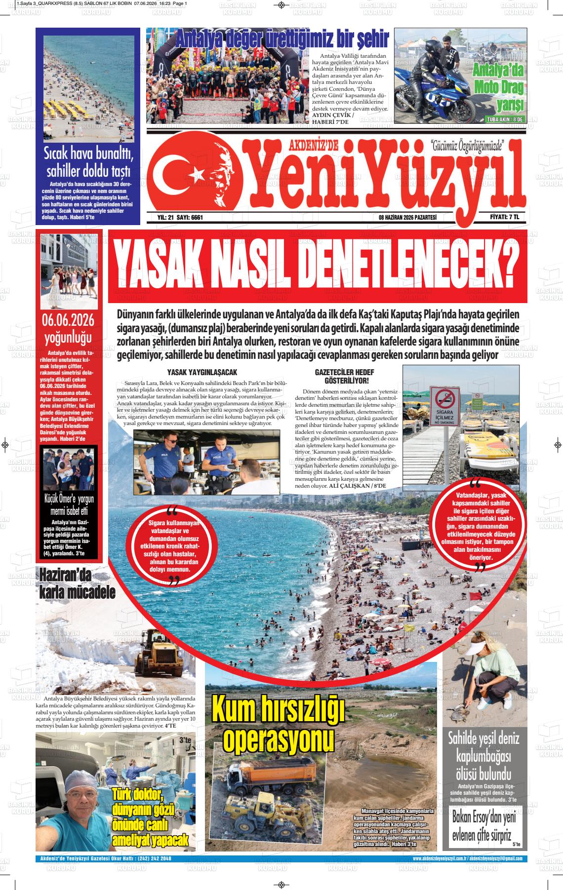 Antalya Akdenizdeyeniyuzyil 08.06.2026