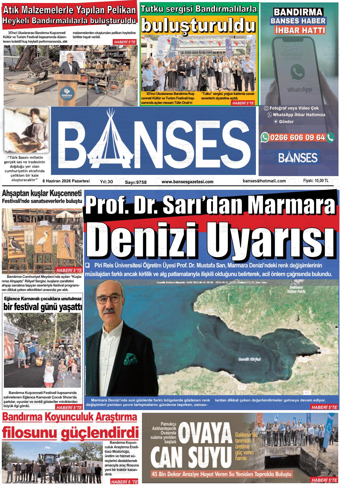 Balikesir Banses 08.06.2026