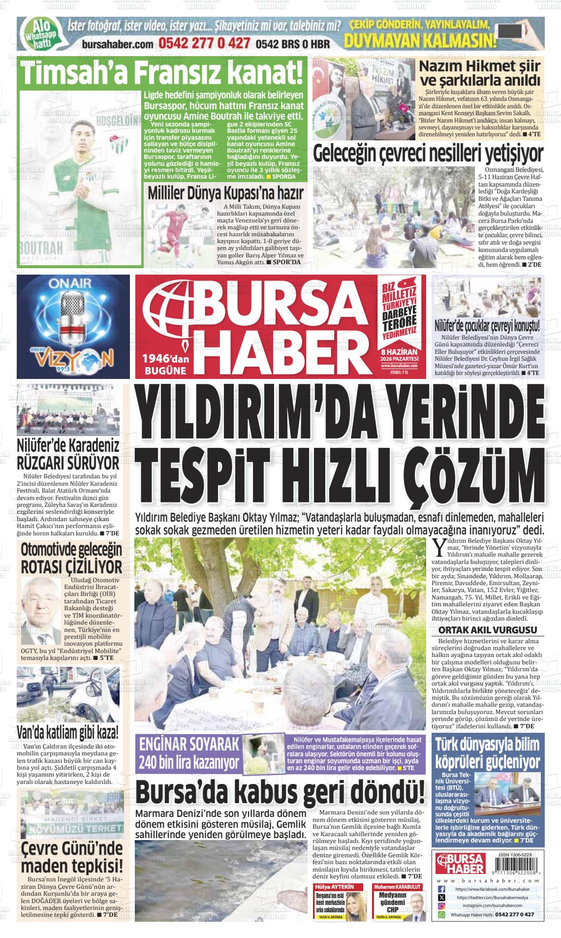Bursa Haber 08.06.2026