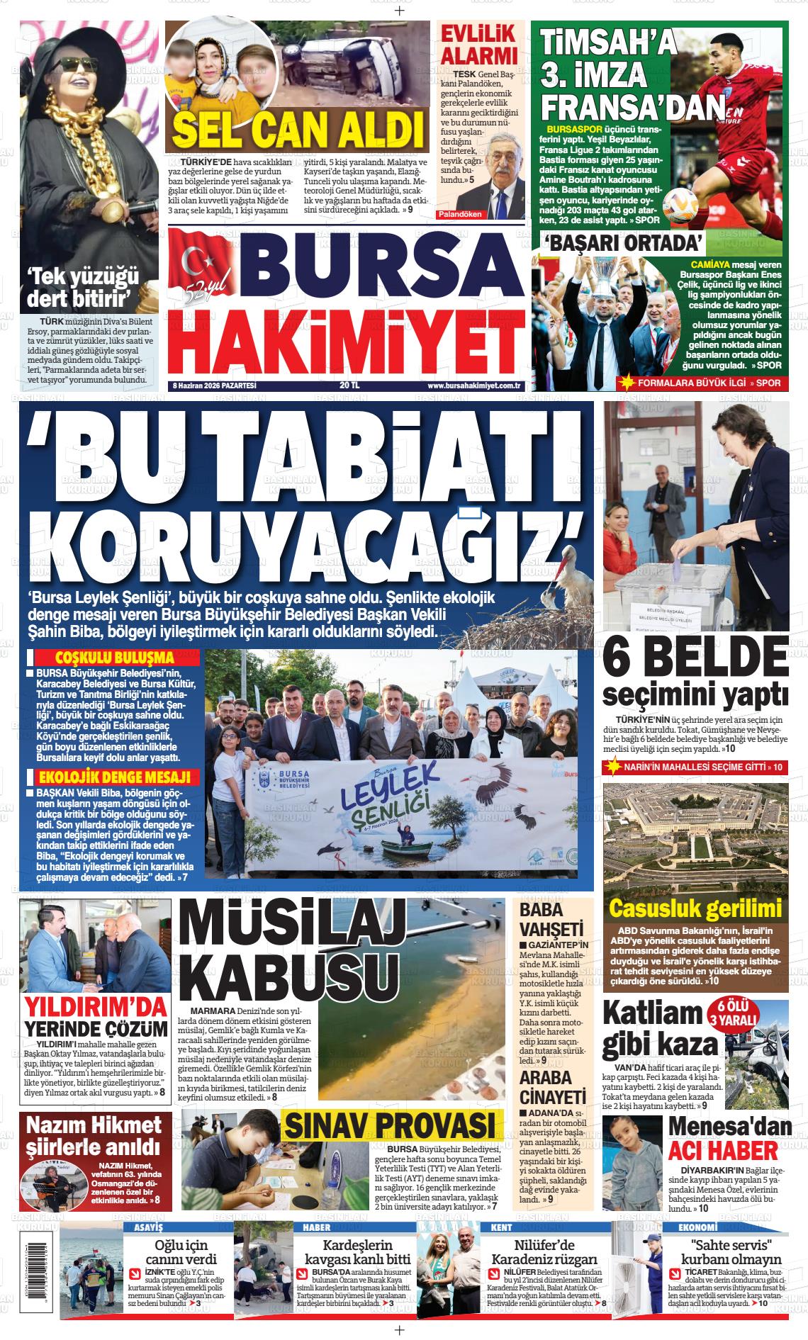 Bursa Hakimiyet 08.06.2026
