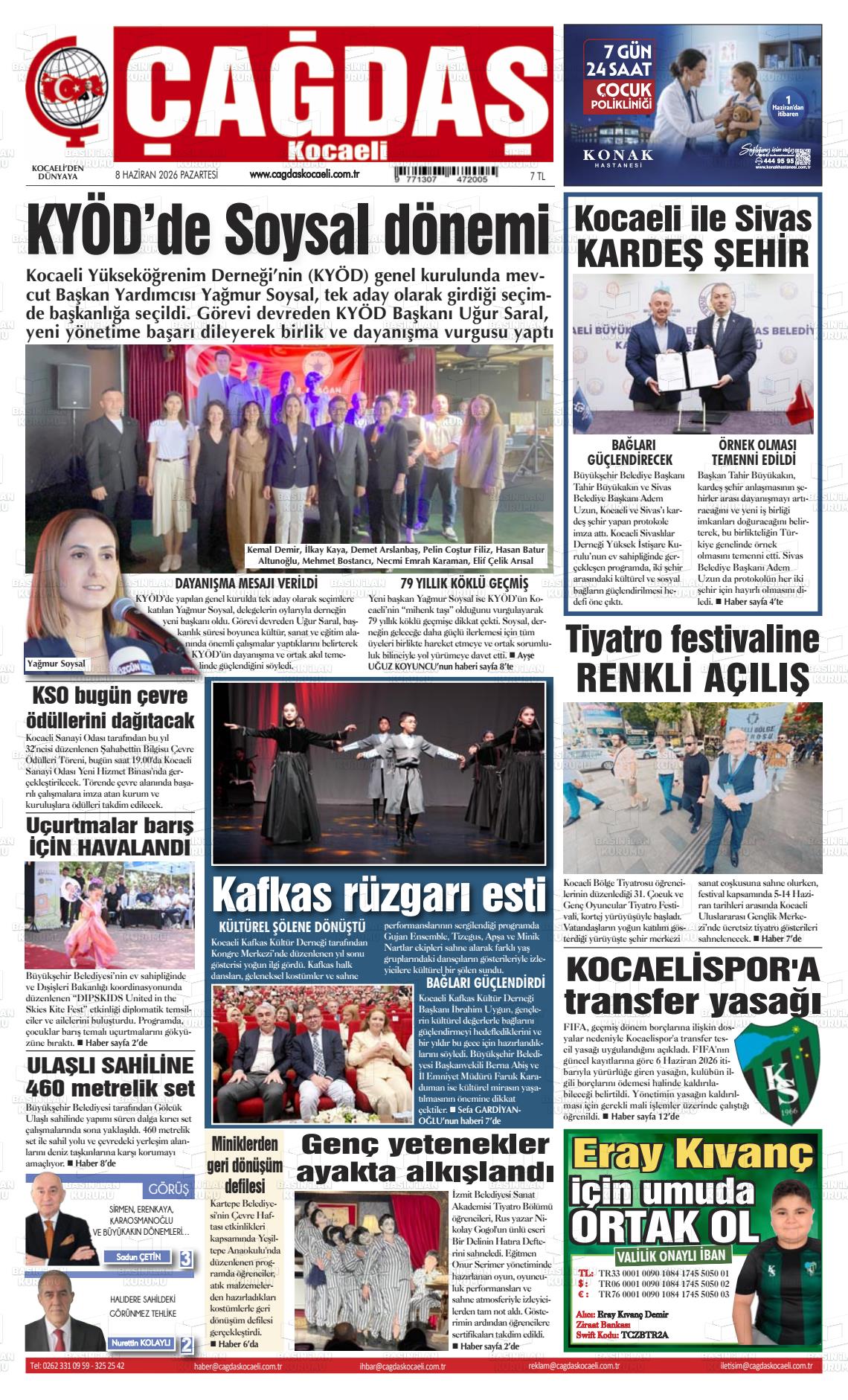 Kocaeli Cagdas 08.06.2026