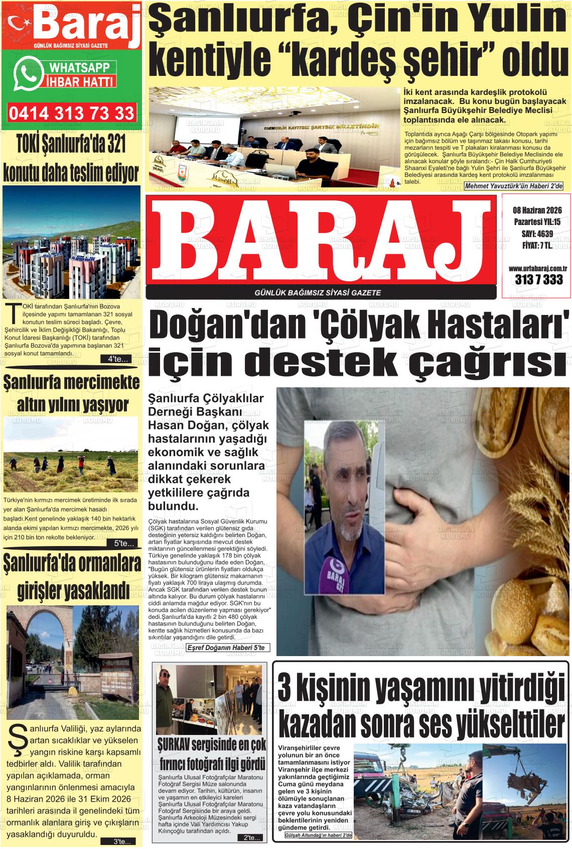 Sanliurfa Dundenbugunesafak 08.06.2026