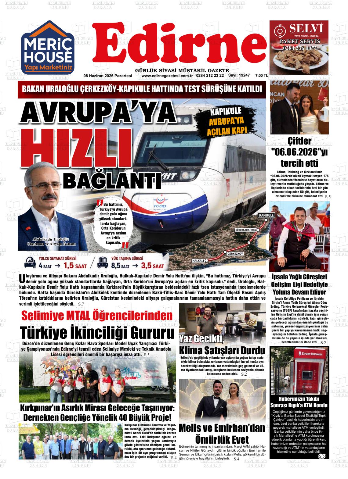 Edirne 08.06.2026