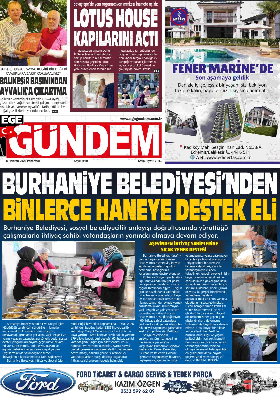 Balikesir Egegundem 08.06.2026