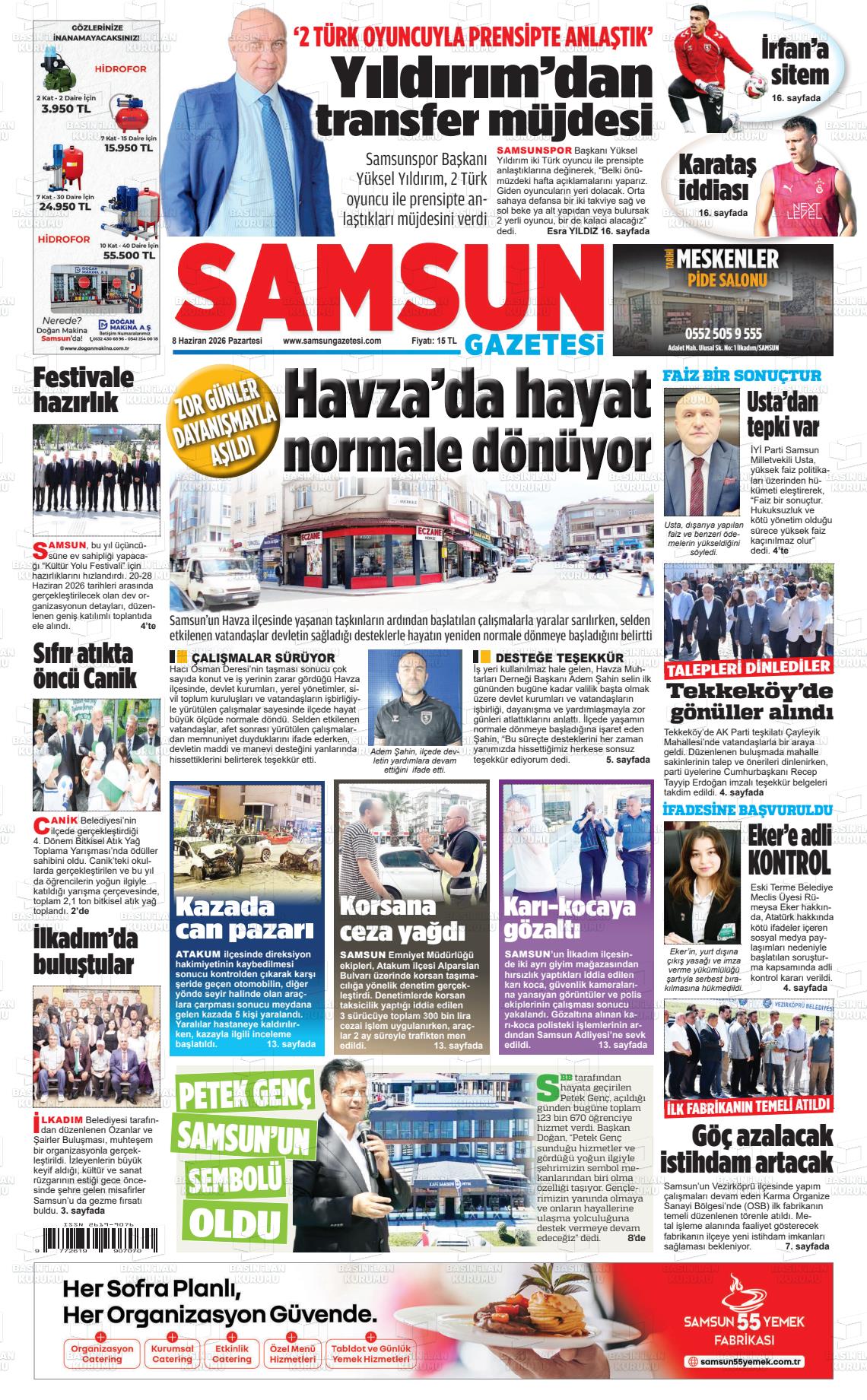 Samsun Ekip 08.06.2026
