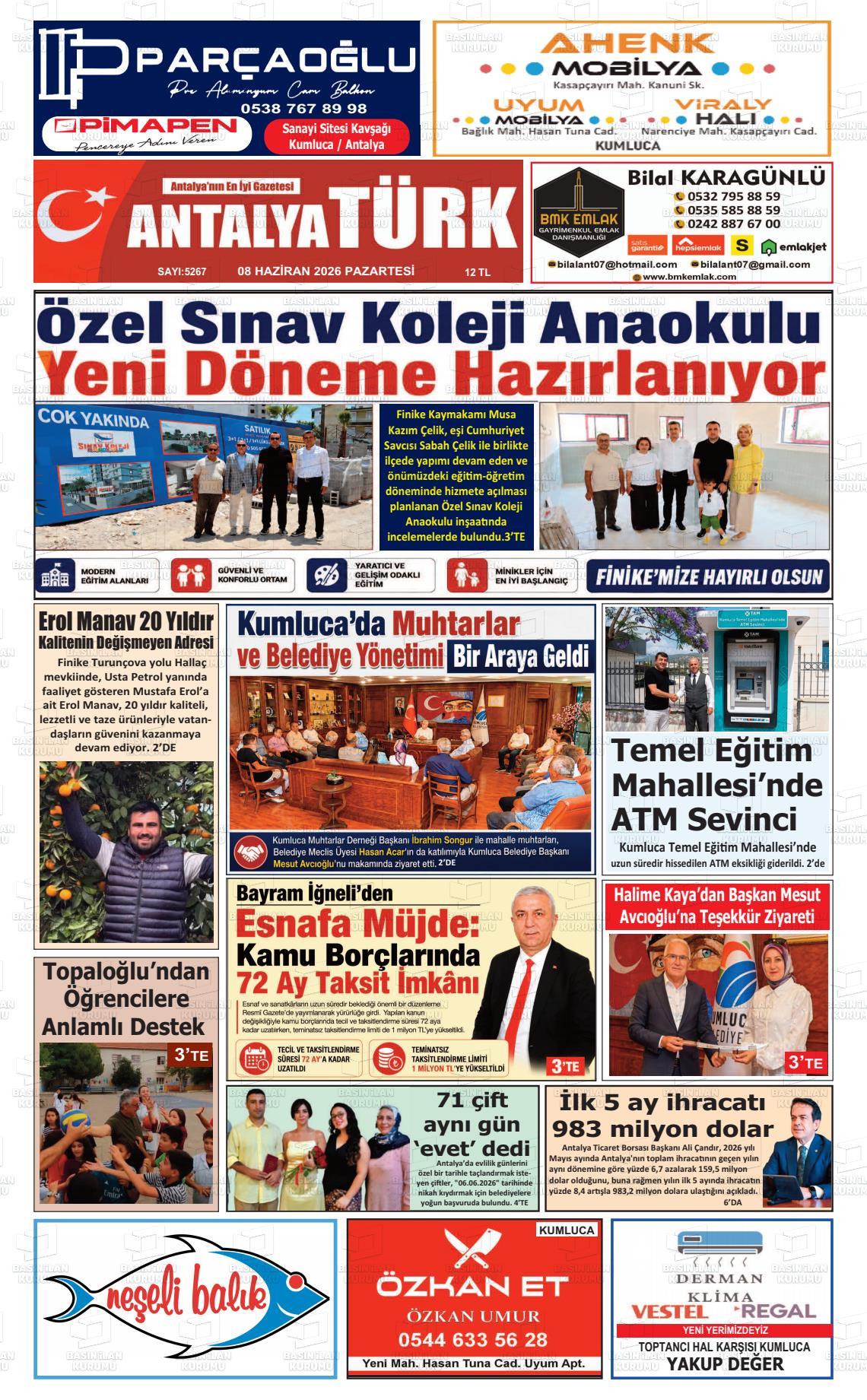 Antalya Finikea 08.06.2026