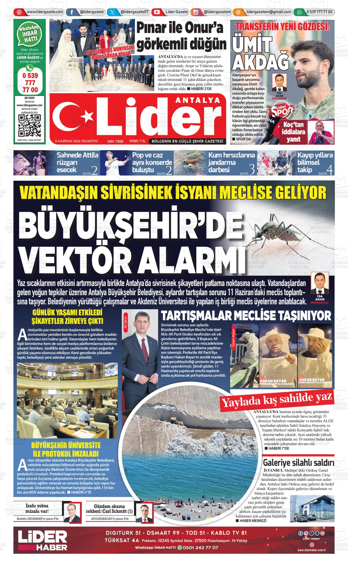 Antalya Gazetebir 08.06.2026