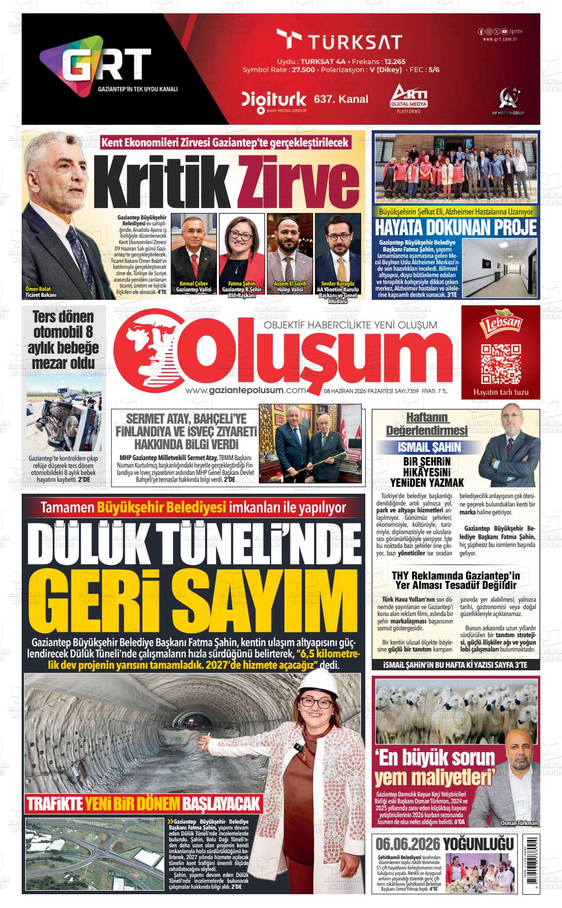Gaziantep Olusum 08.06.2026