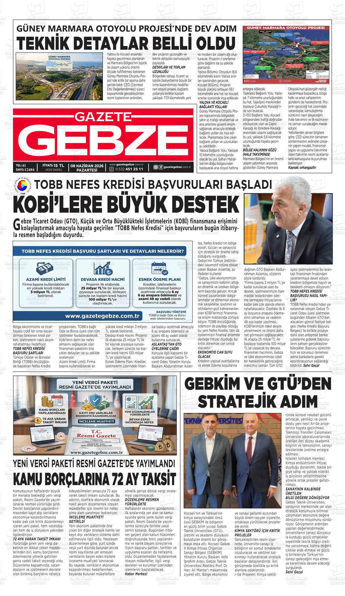 Kocaeli Gebze 08.06.2026