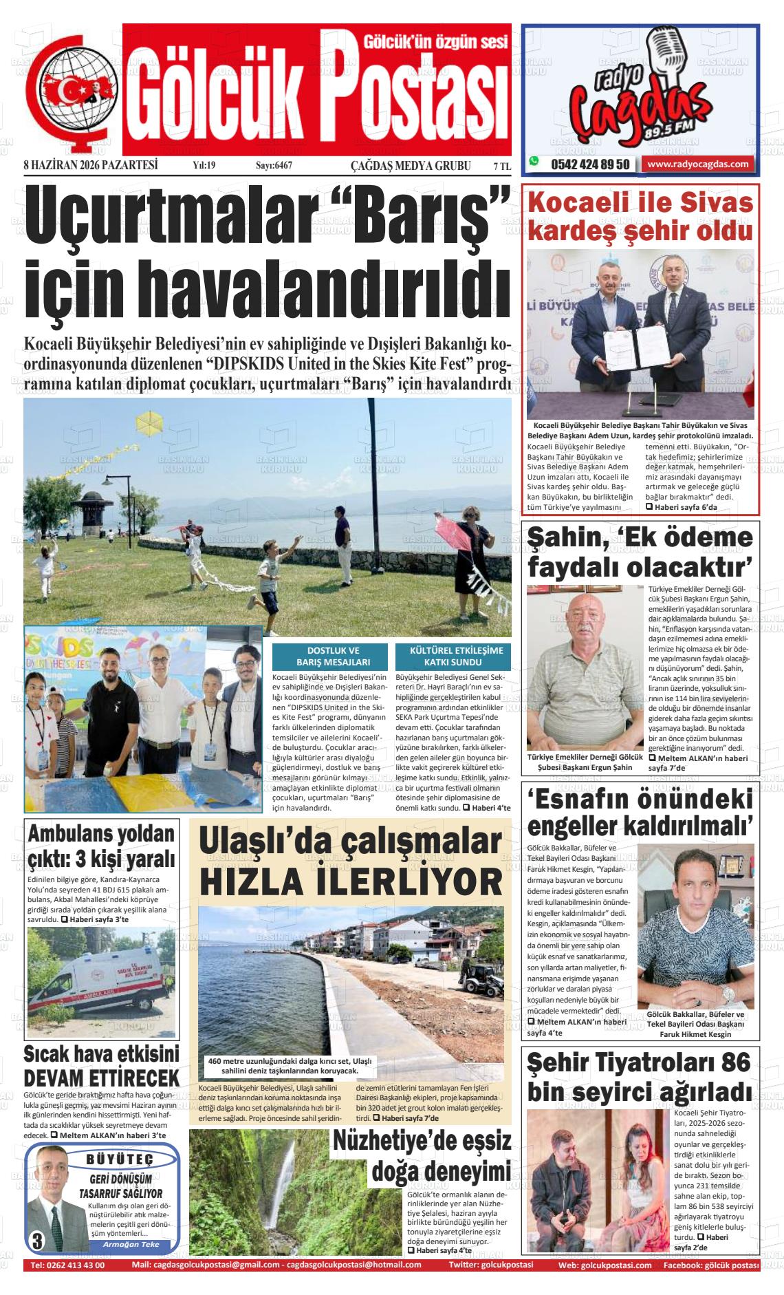 Kocaeli Golcukpostasi 08.06.2026