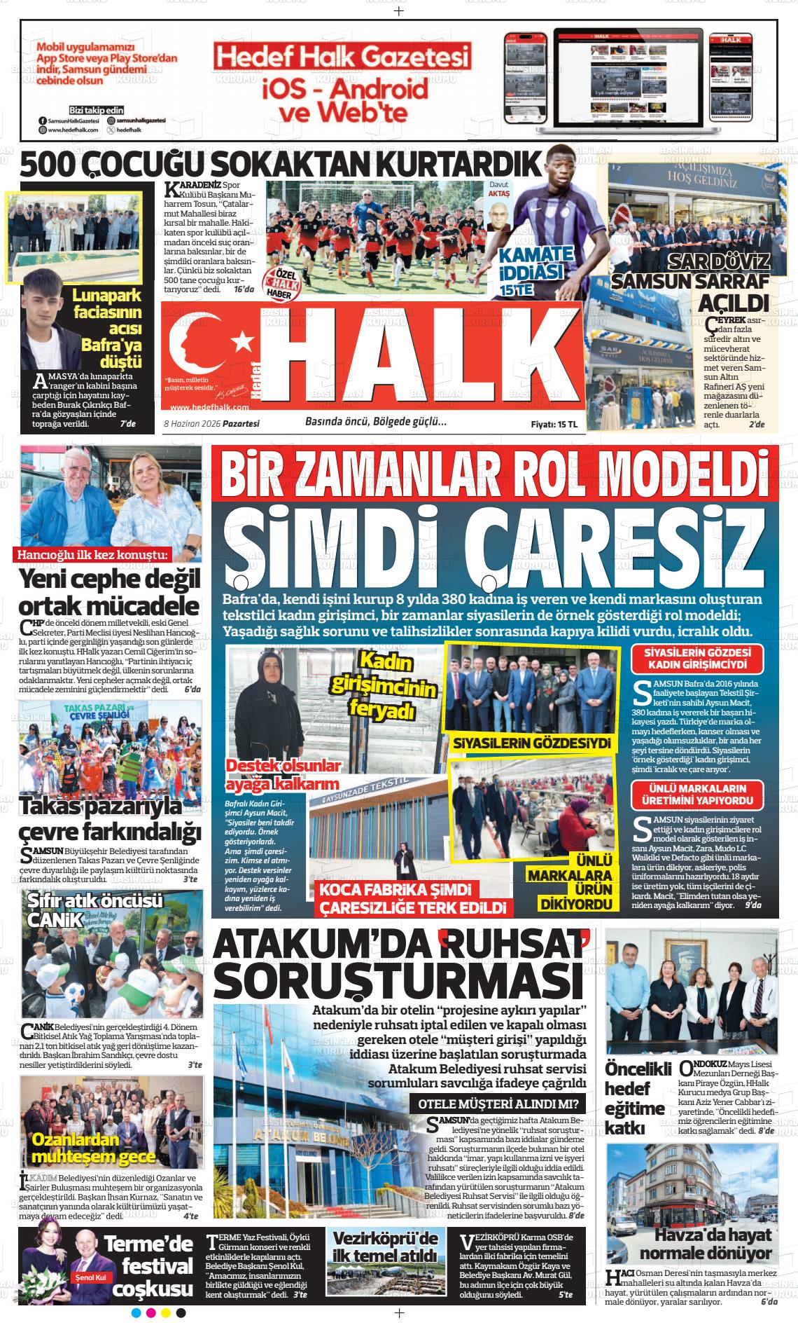 Samsun Hedefhalk 08.06.2026