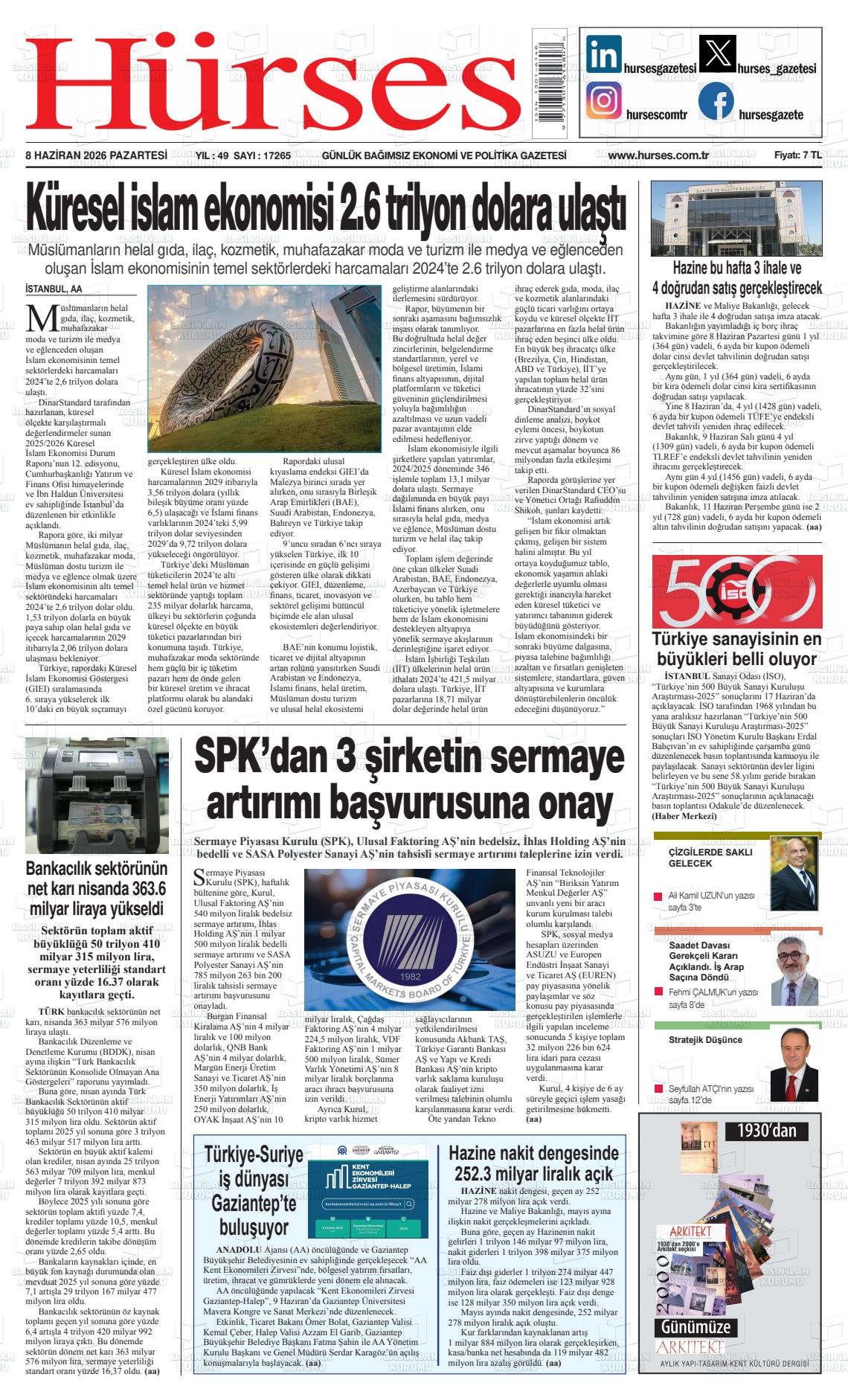 Hürses Gazetesi 08.06.2026