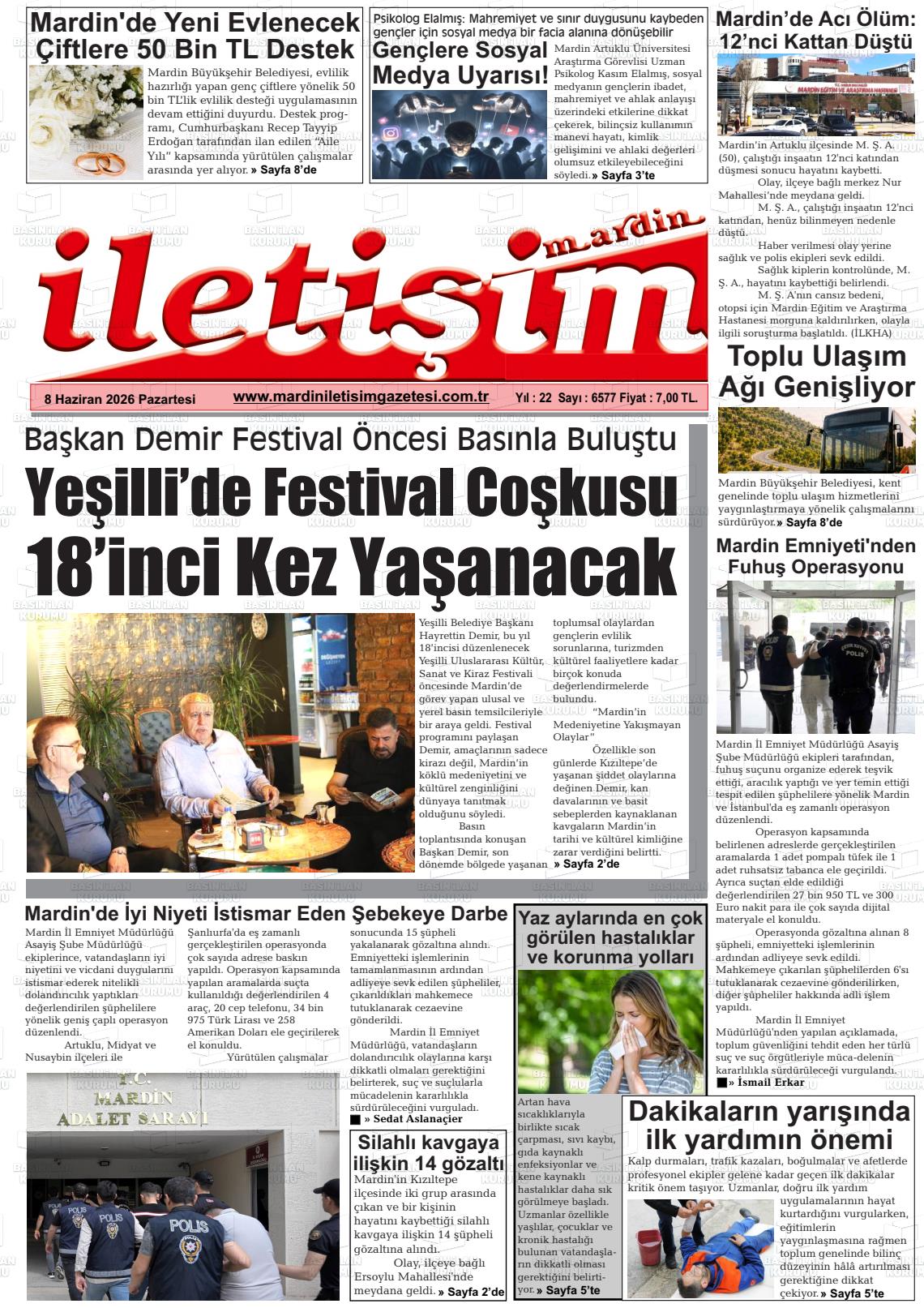 Mardin Iletisim 08.06.2026
