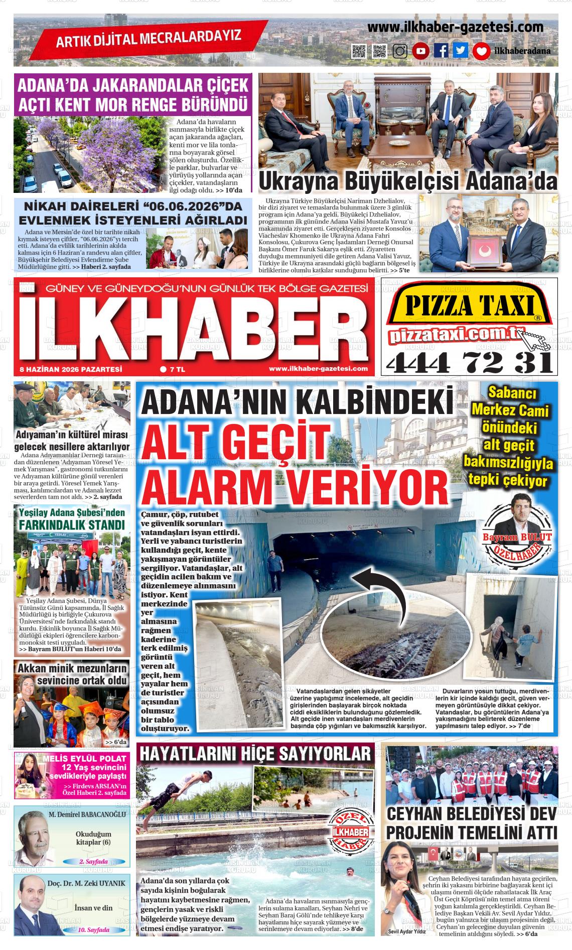 Adana Ilkhaber 08.06.2026