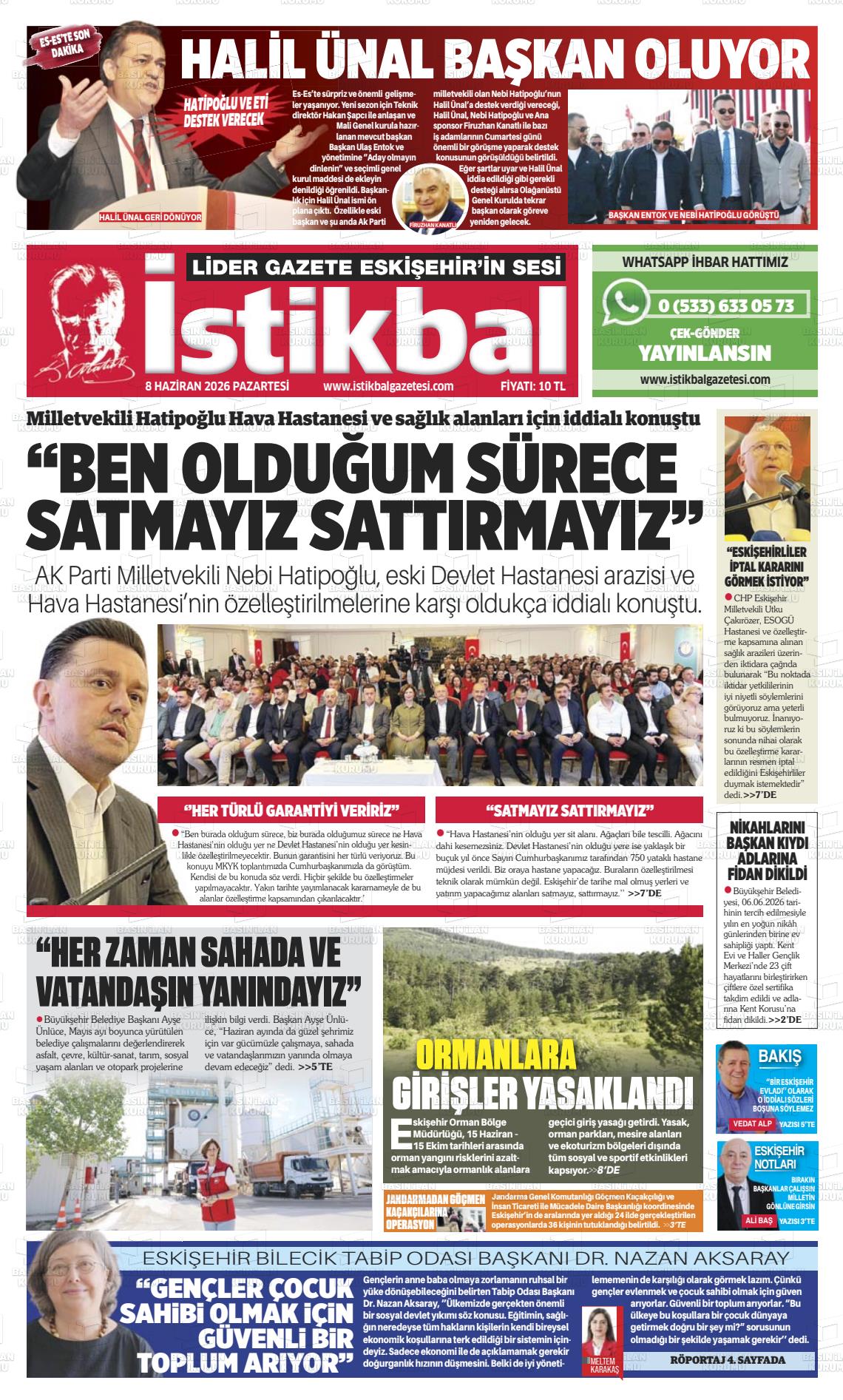 Eskisehir Istikbal 08.06.2026