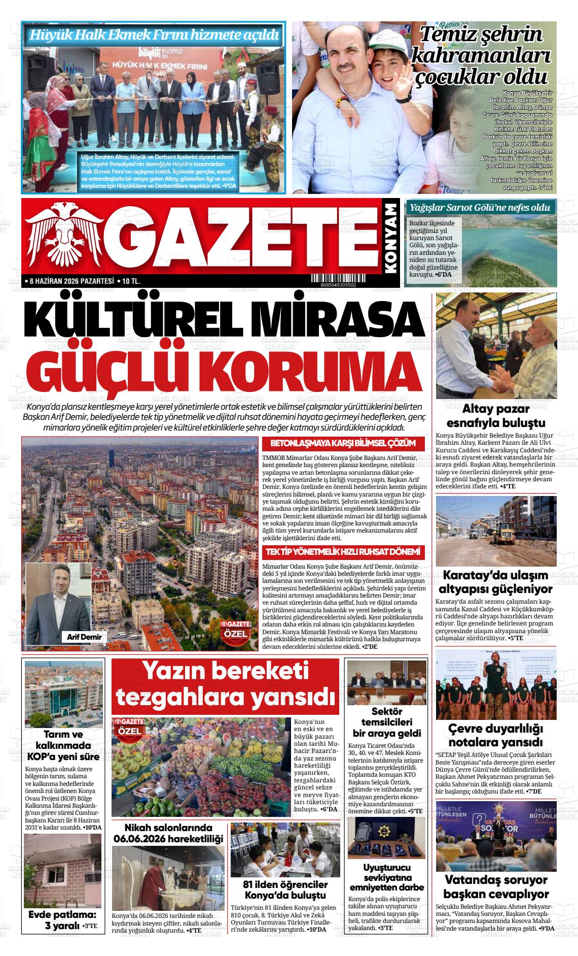 Konya Yenigun 08.06.2026