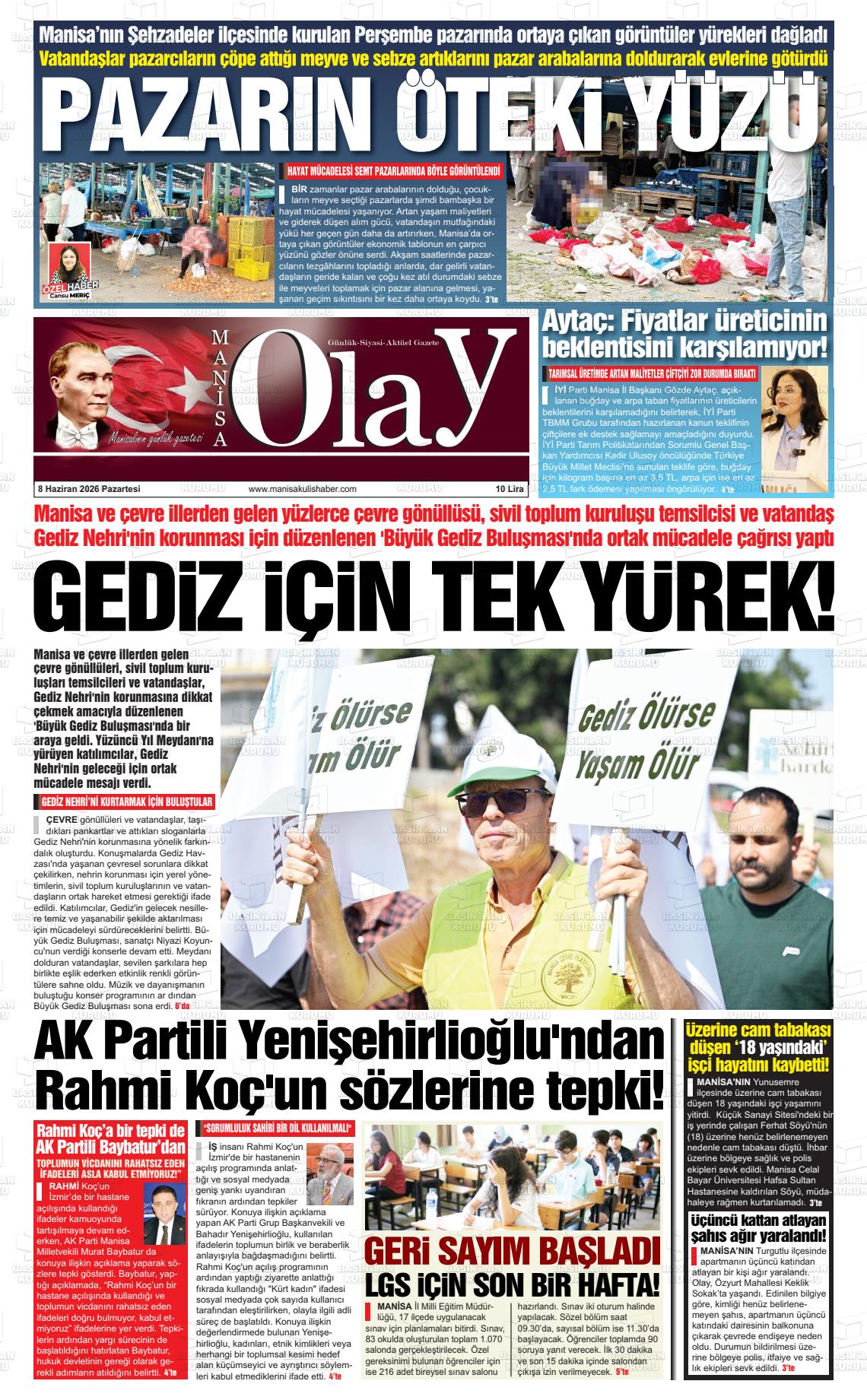 Manisa Olay 08.06.2026