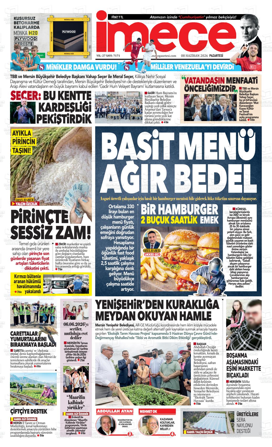 Mersin Imece 08.06.2026