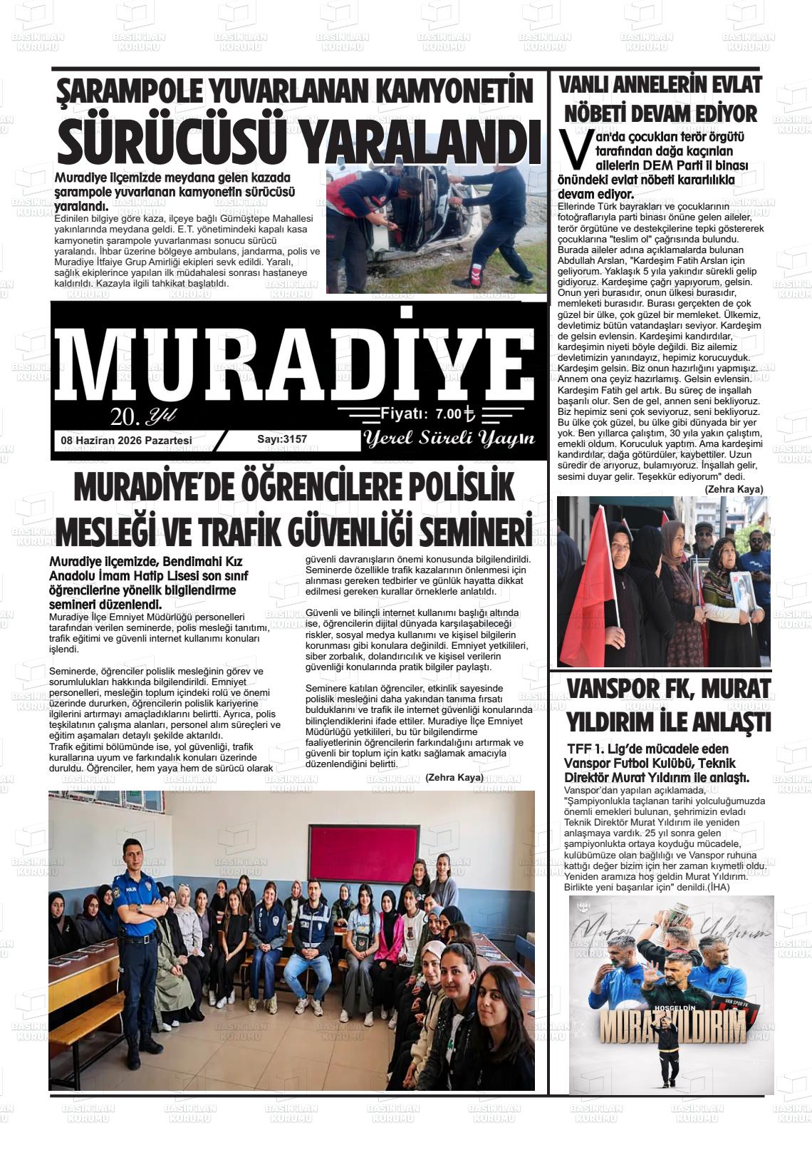 Van Muradiye 08.06.2026