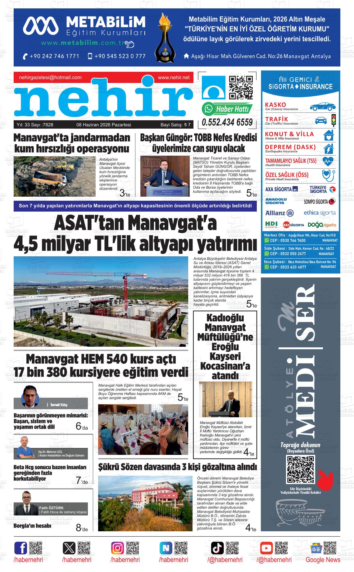 Antalya Nehir 08.06.2026