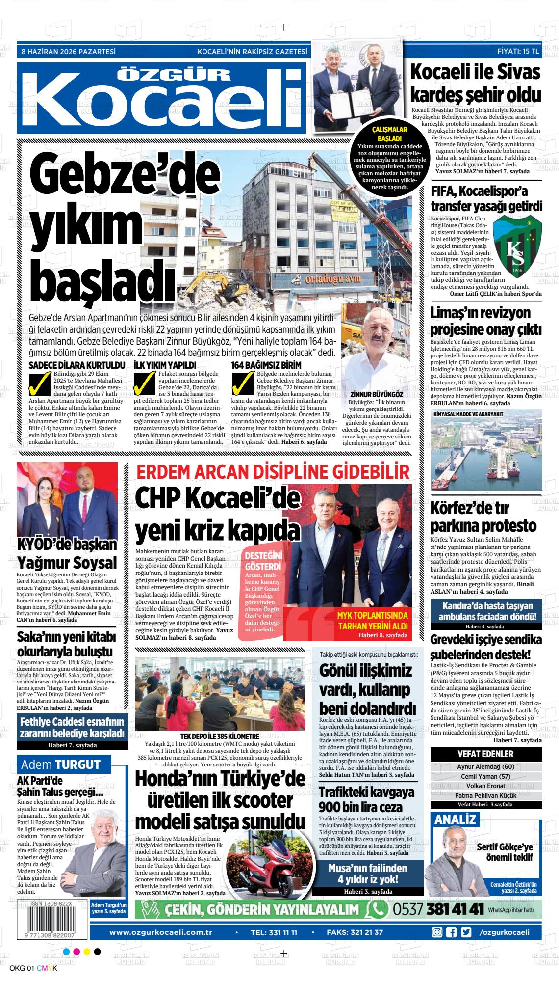 Kocaeli Ozgur 08.06.2026