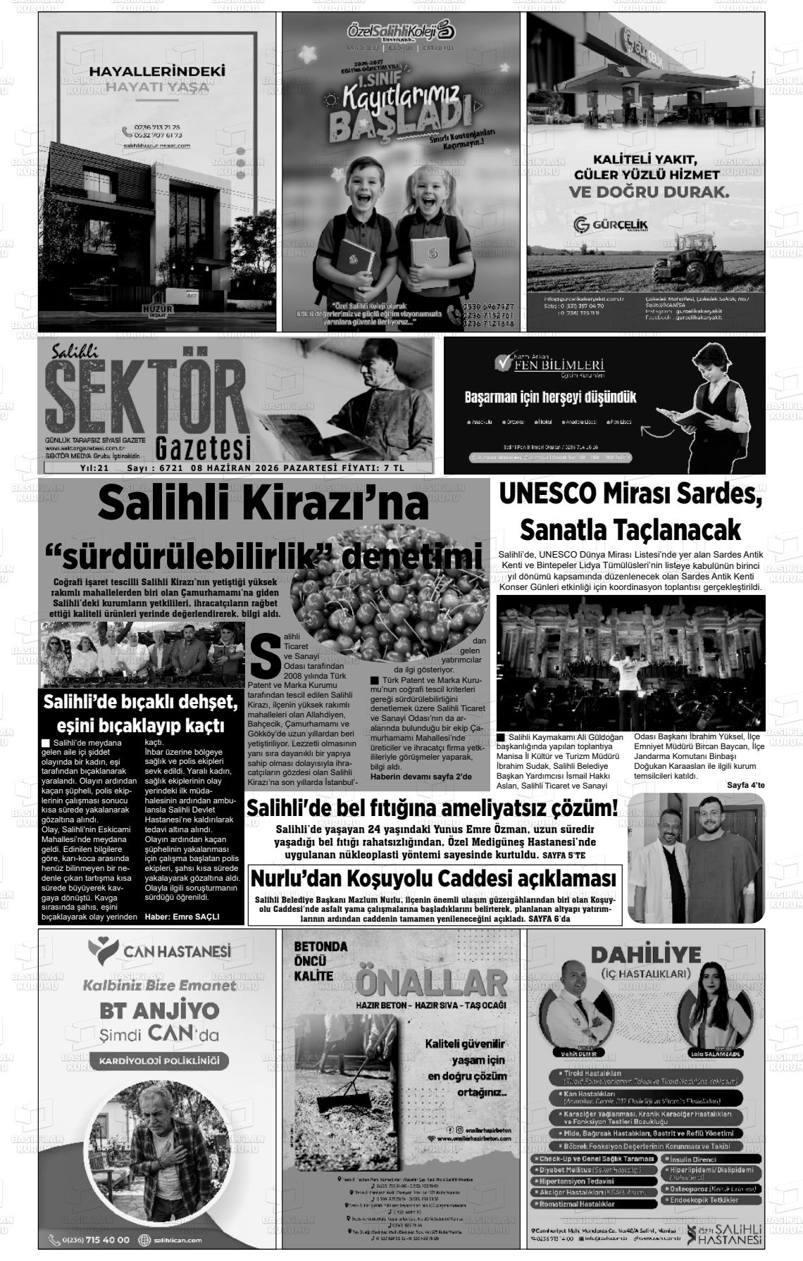 Manisa Salihlisektor 08.06.2026