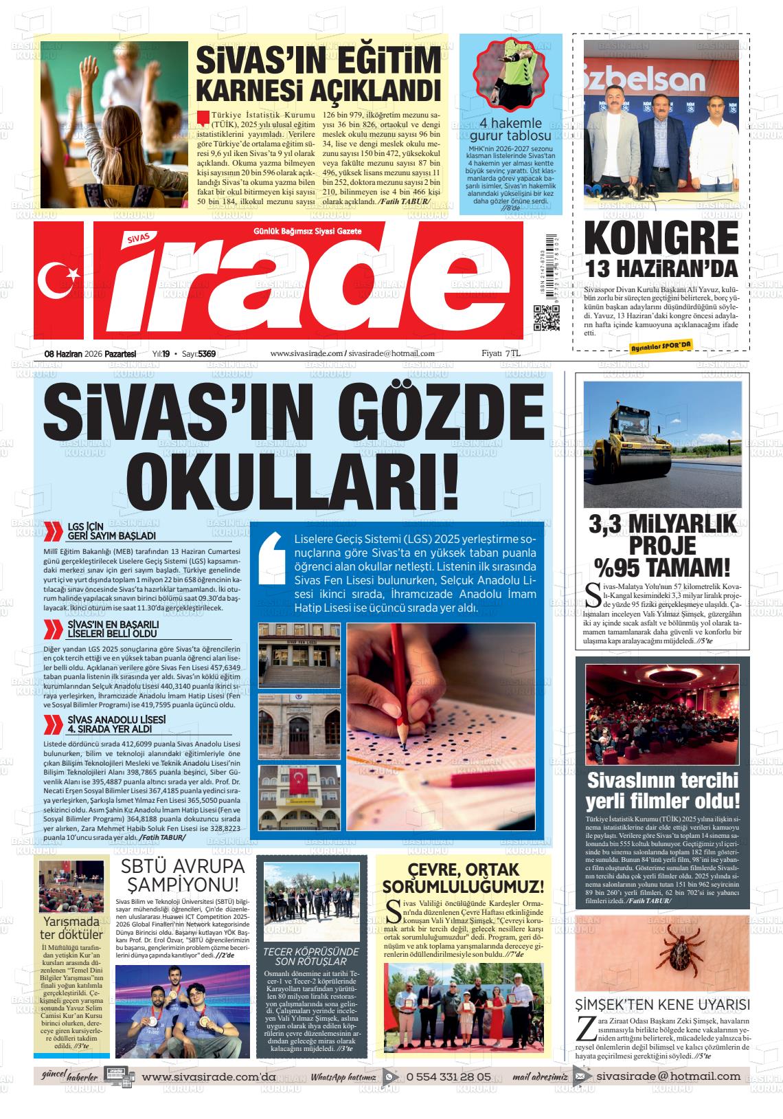 Sivas Irade 08.06.2026