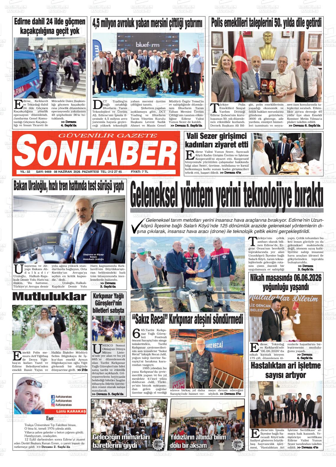 Eskisehir Sonhaber 08.06.2026