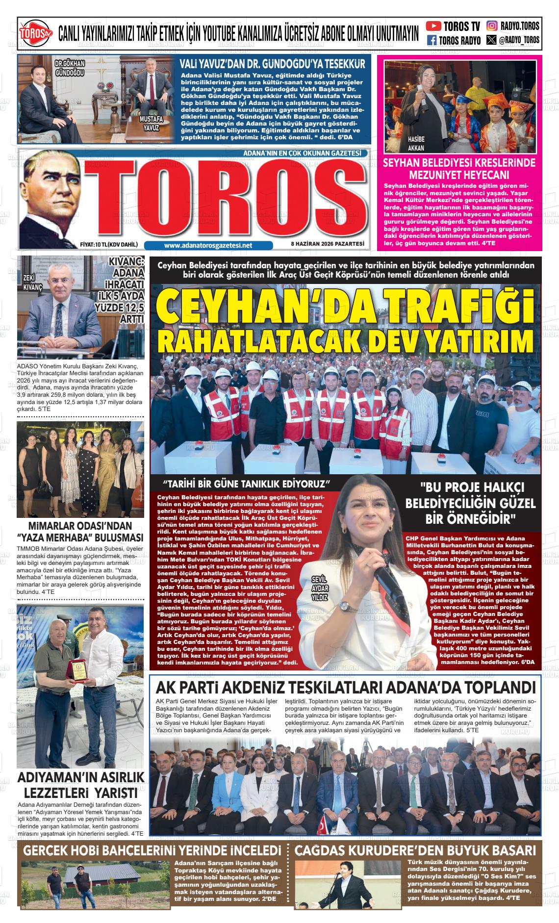 Antalya Toros 08.06.2026