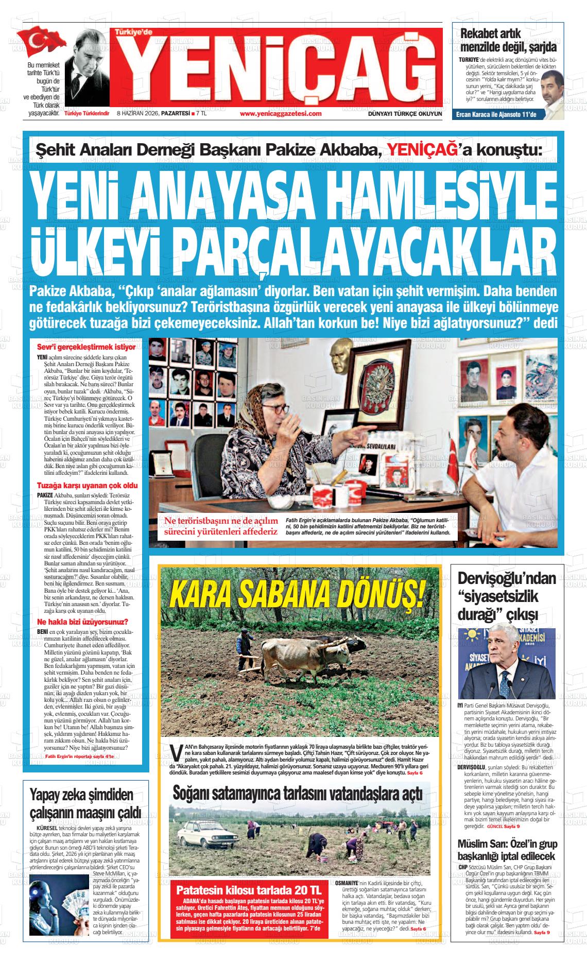 Istanbul Turkiyedeyenicag 08.06.2026