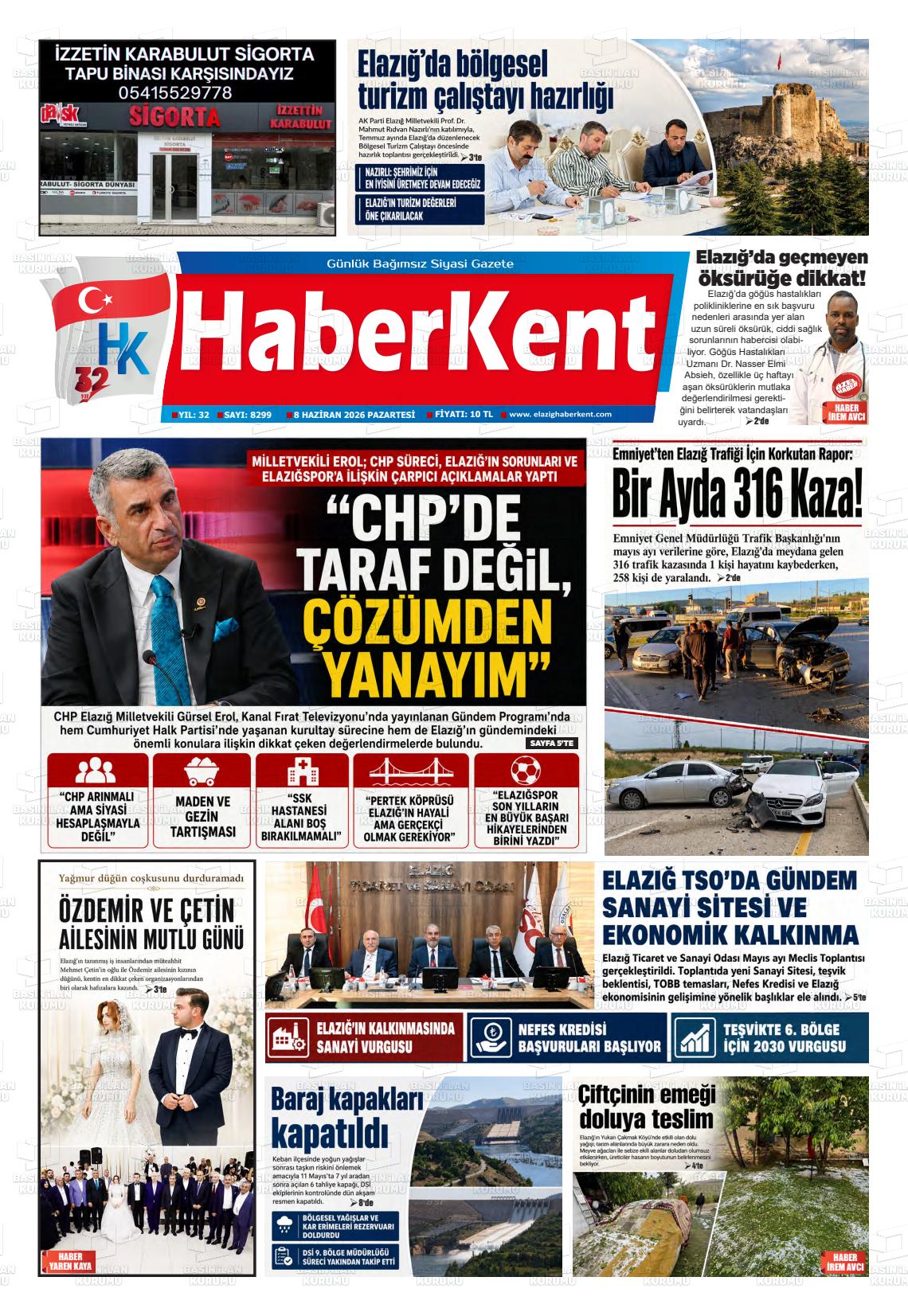 Elazig Yenicag 08.06.2026