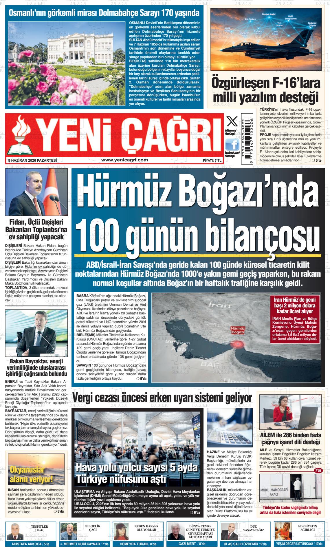 Istanbul Yenicagri 08.06.2026