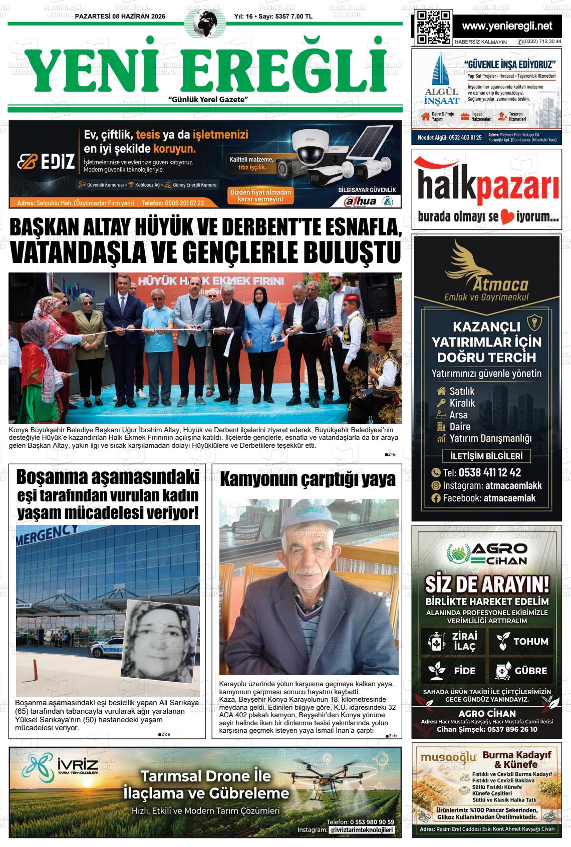 Konya Yenieregli 08.06.2026