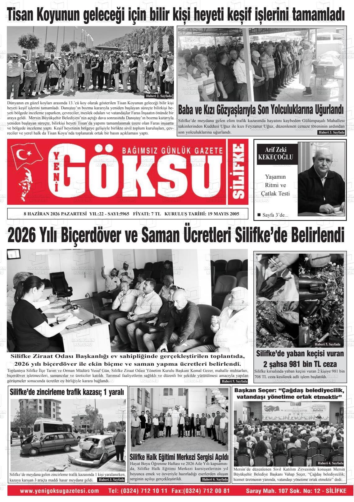 Mersin Yenigoksu 08.06.2026