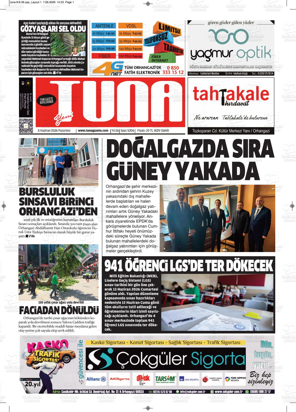 Izmir Yenigun 08.06.2026